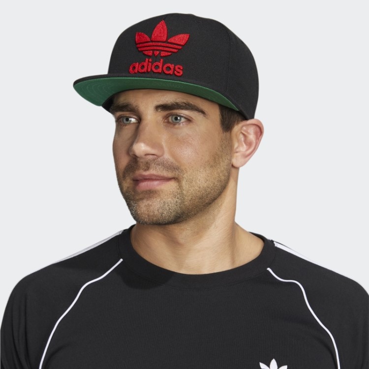 Boné Trefoil Snapback Adidas Preto