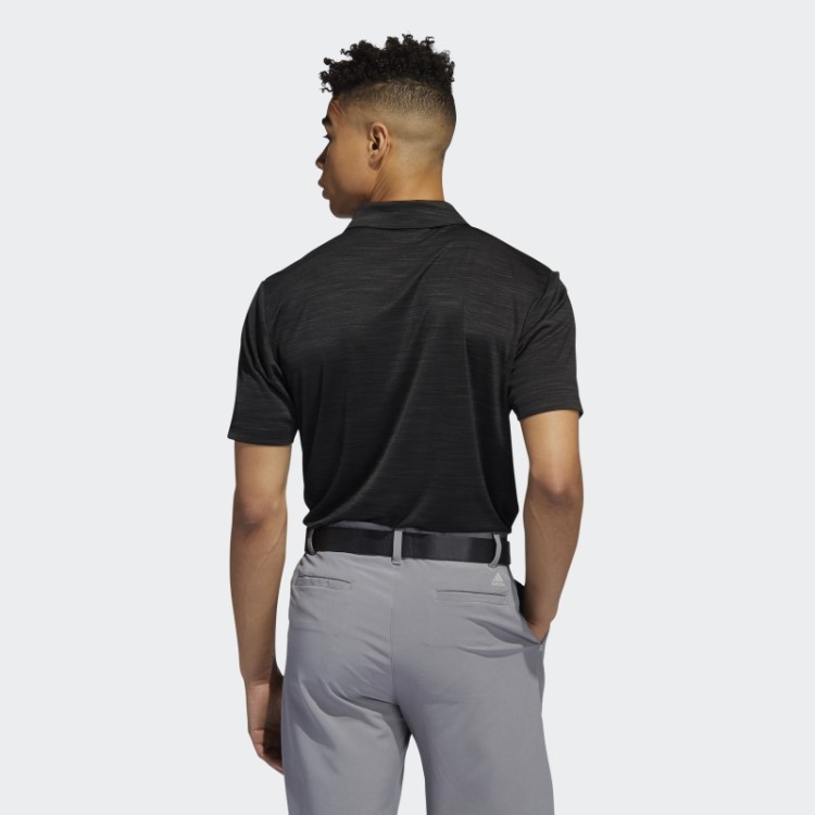 Camisa Polo Listrada Preta Urze Adidas