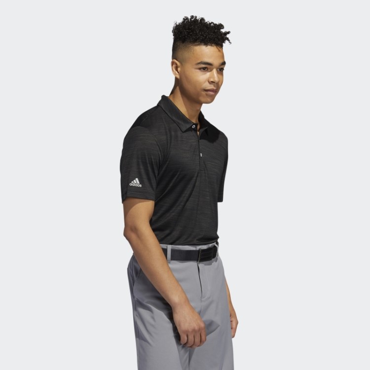 Camisa Polo Listrada Preta Urze Adidas
