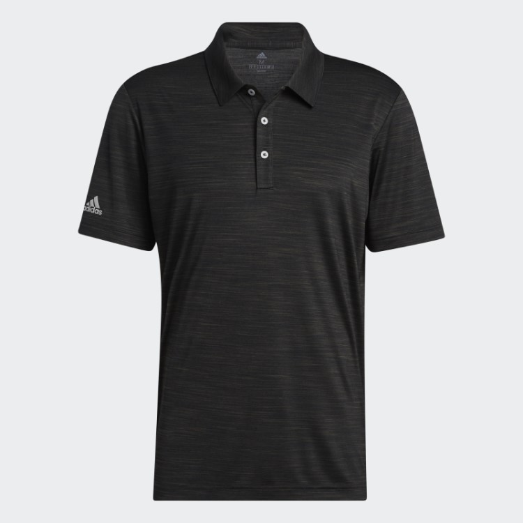 Camisa Polo Listrada Preta Urze Adidas