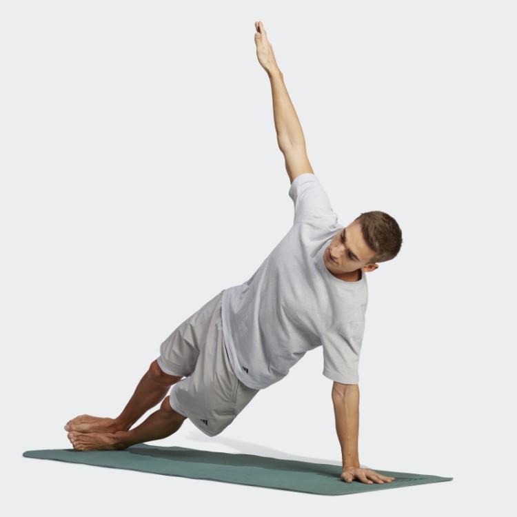 Mgh Bermuda Adidas Yoga Training 2 Em 1 Cinza Sólido