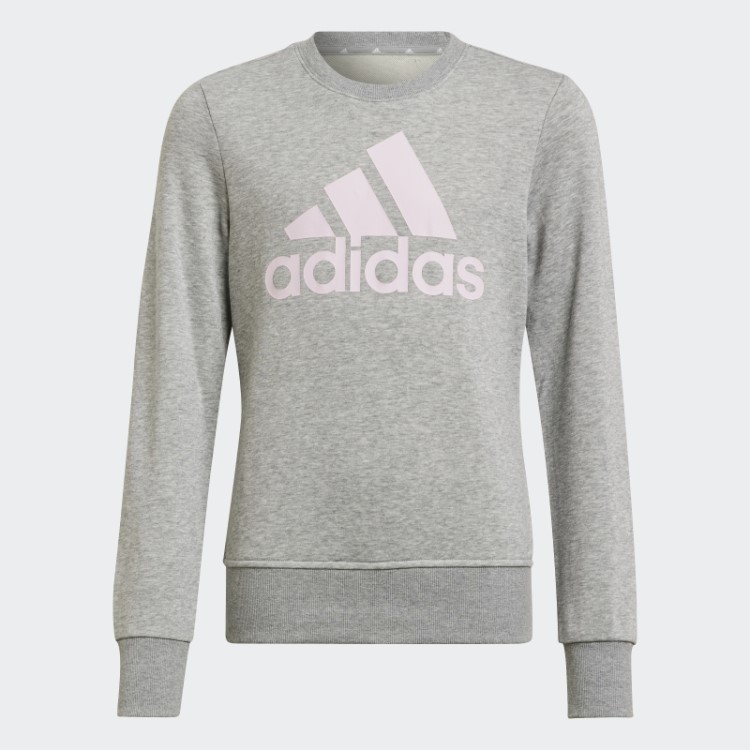 Moletom Cinza Médio Essencial Adidas