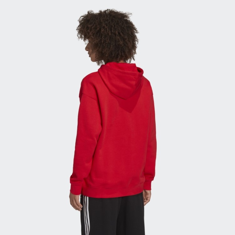 Moletom Vermelho Fashion Adidas Adicolor Trefoil