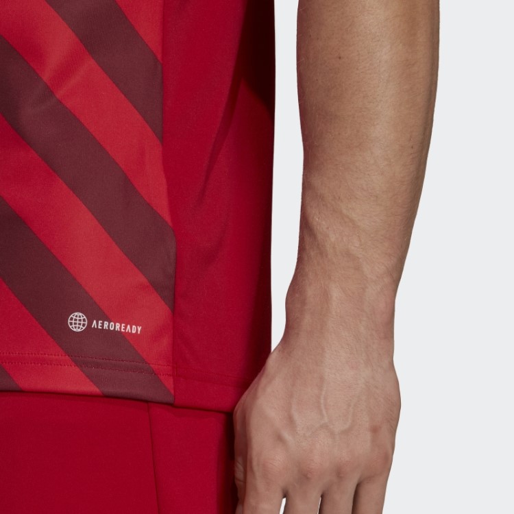 Camisa Vermelha Adidas Entrada 22 Graphic