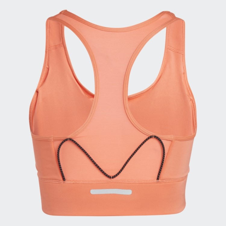 Sutiã De Bolso De Corrida De Suporte Médio Adidas Coral