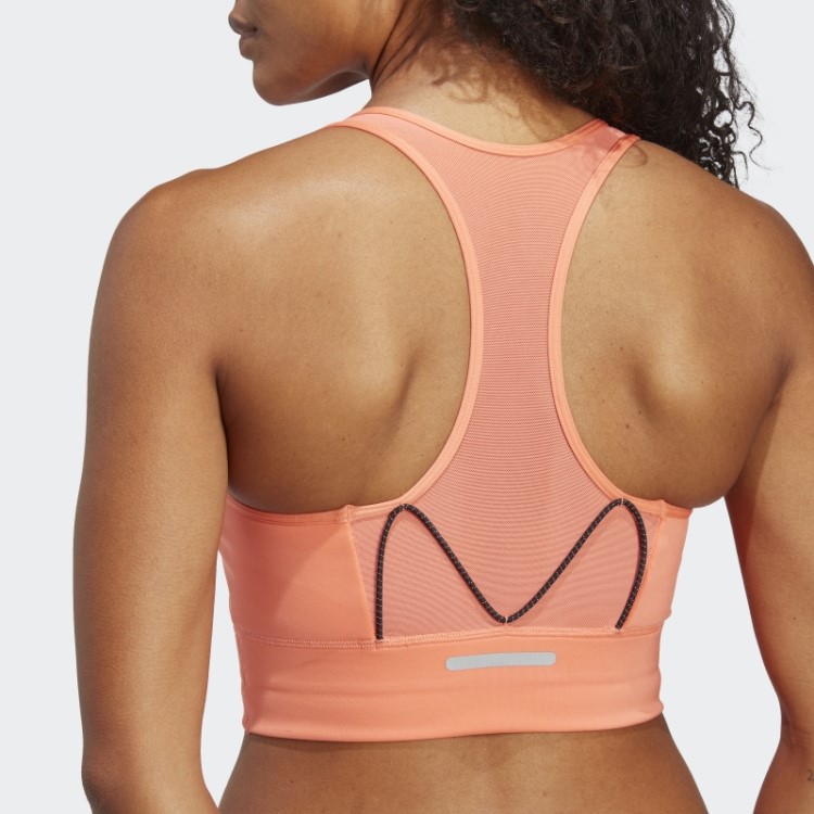 Sutiã De Bolso De Corrida De Suporte Médio Adidas Coral