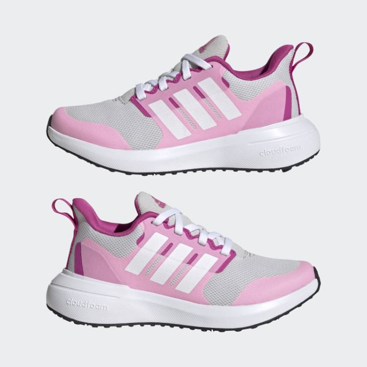 Fortarun 2.0 Cloudfoam Sapato De Renda Adidas Cinza