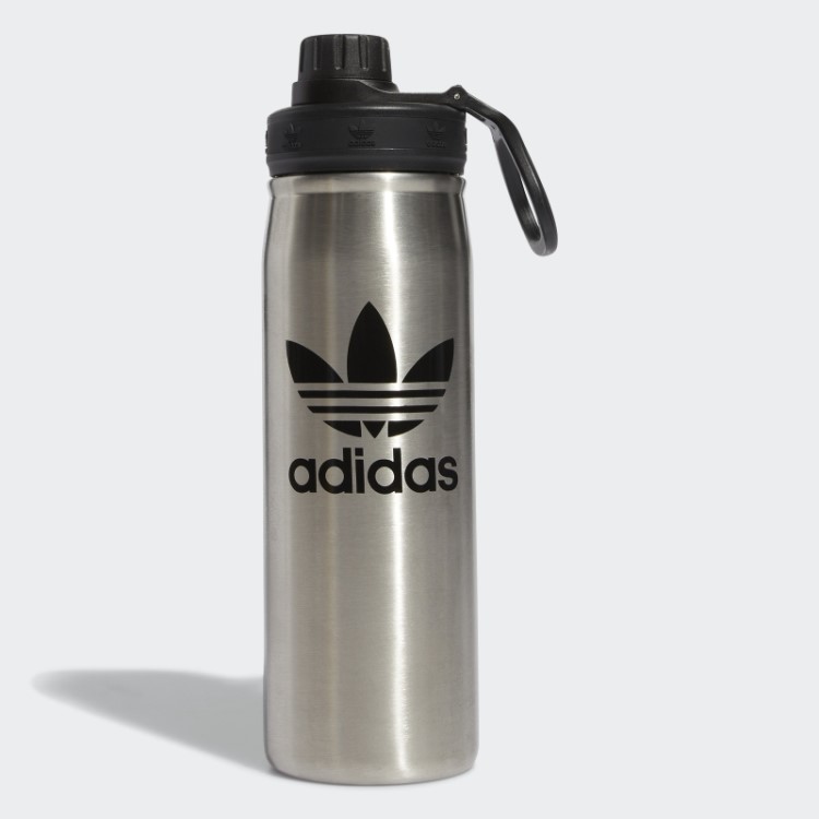 Adidas Garrafa De Metal De Aço 600 Ml Preto