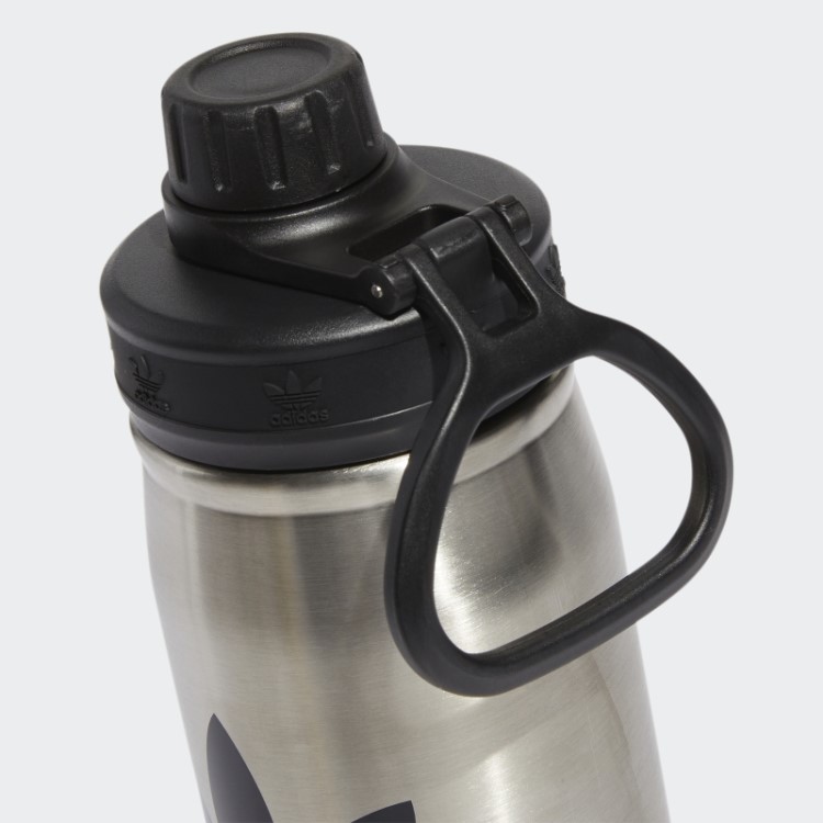 Adidas Garrafa De Metal De Aço 600 Ml Preto