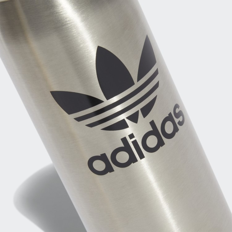 Adidas Garrafa De Metal De Aço 600 Ml Preto