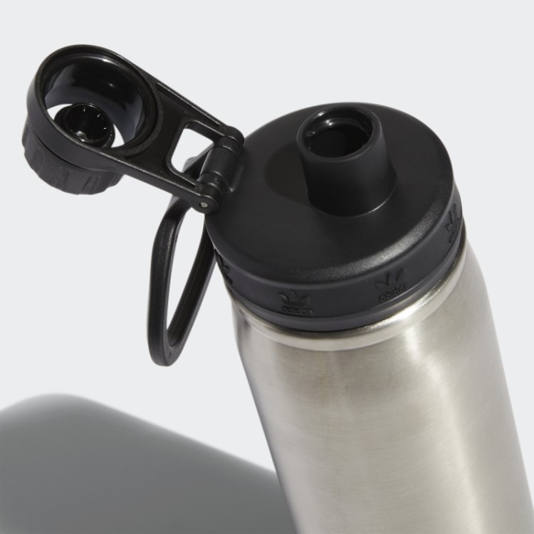 Adidas Garrafa De Metal De Aço 600 Ml Preto