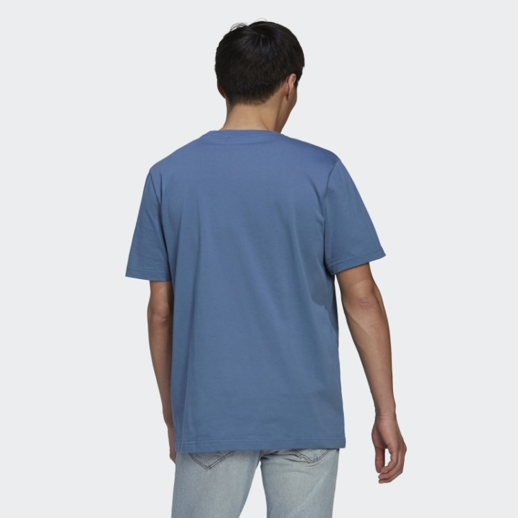 Camiseta Adidas Adventure Mountain Front Fashion Altered Blue