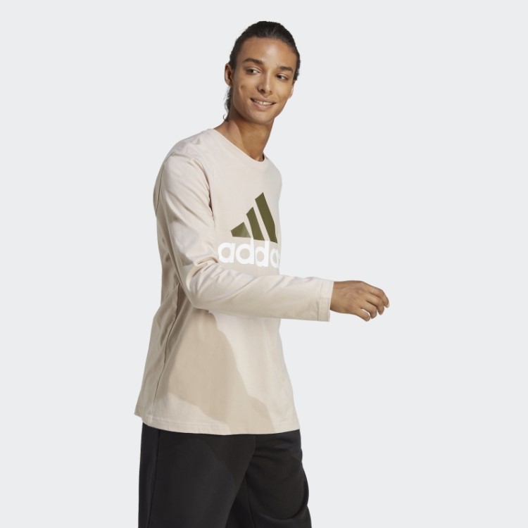 Essentials Camiseta De Manga Longa Adidas Taupe