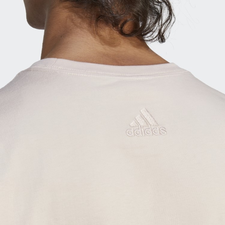 Camiseta De Manga Longa Taupe Adidas Essentials