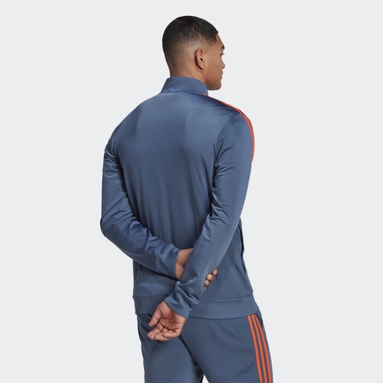 Essentials Warm Up Jaqueta Com As Três Listras Steel Adidas
