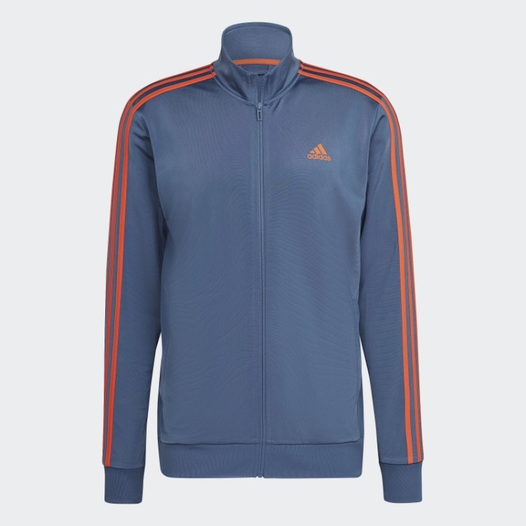 Essentials Warm Up Jaqueta Com As Três Listras Steel Adidas