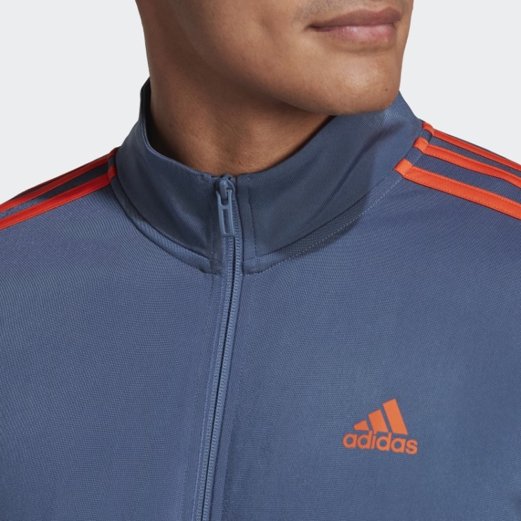 Essentials Warm Up Jaqueta Com As Três Listras Steel Adidas
