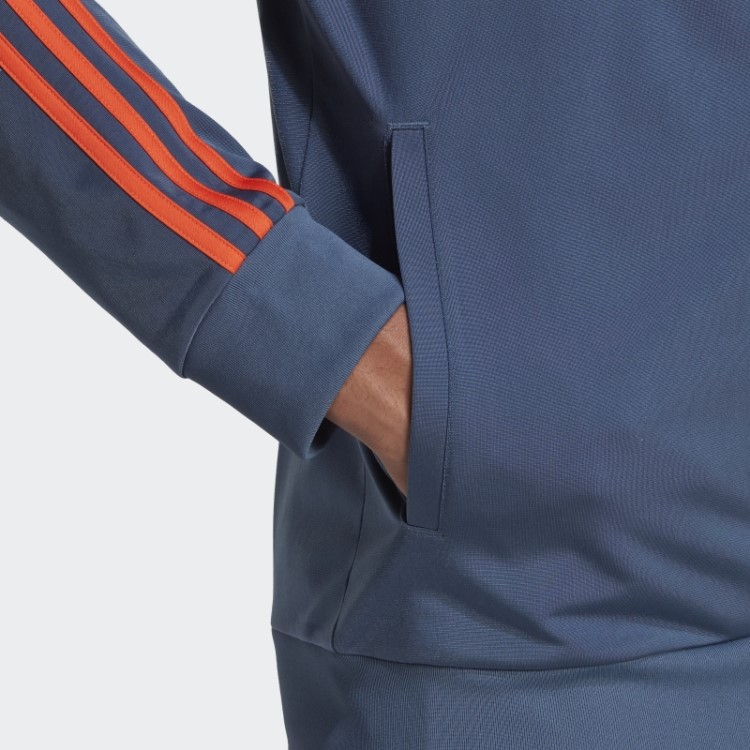 Essentials Warm Up Jaqueta Com As Três Listras Steel Adidas