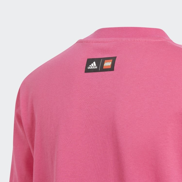 Real Magenta Adidas X Lego T-shirt Gráfico Quente