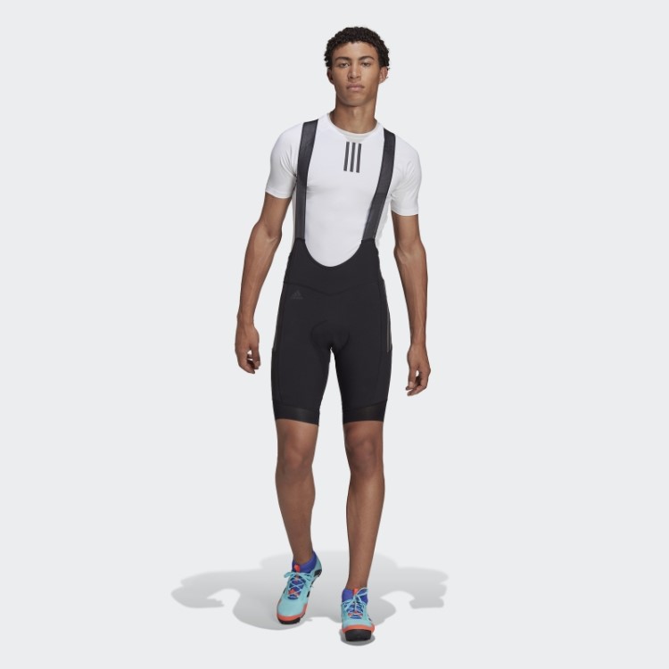Bermuda De Ciclismo Adiventure Acolchoada Adidas Preta