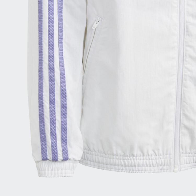 Jaqueta Branca Adidas Real Madrid Hino
