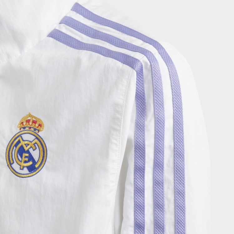 Jaqueta Branca Adidas Real Madrid Hino