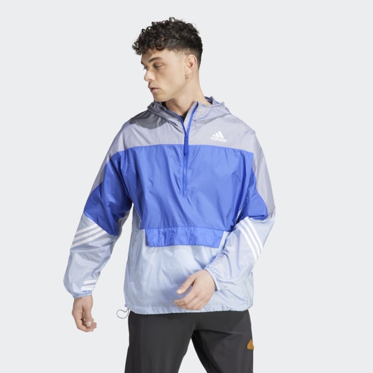 Anoraque Com Capuz Wind.rdy Adidas Blue Dawn