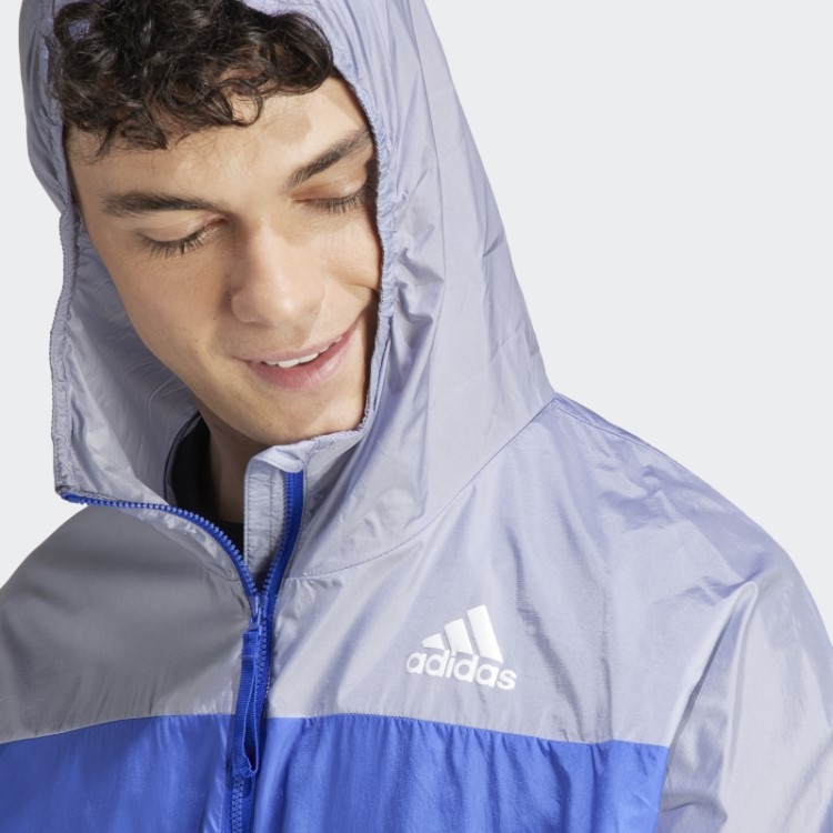 Anoraque Com Capuz Wind.rdy Adidas Blue Dawn
