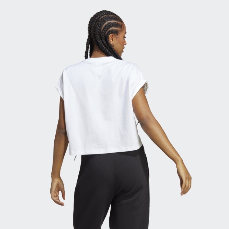 Camiseta Curta Adicolor Classics Com Trevo Branco Adidas