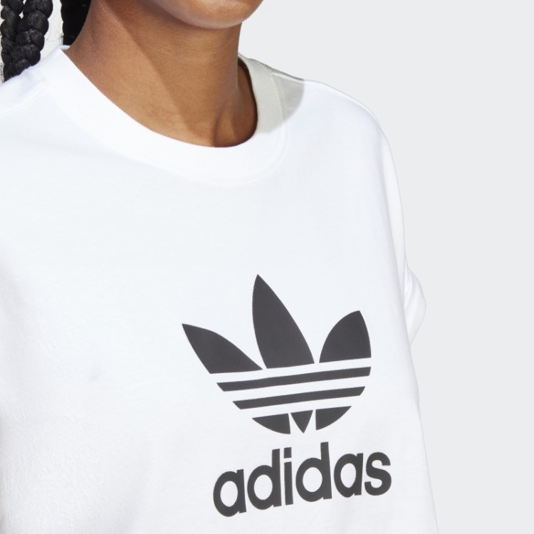 Camiseta Curta Adicolor Classics Com Trevo Branco Adidas