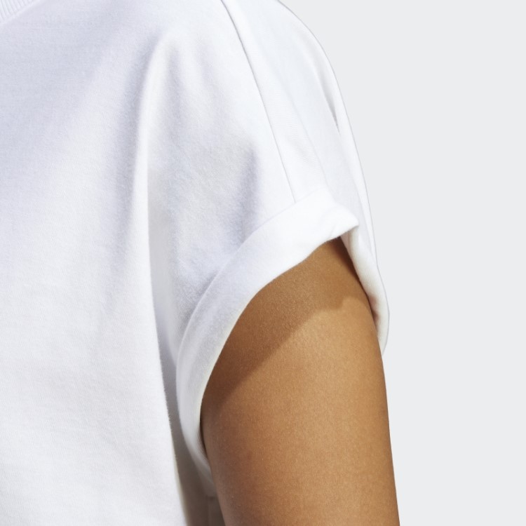 Camiseta Curta Adicolor Classics Com Trevo Branco Adidas