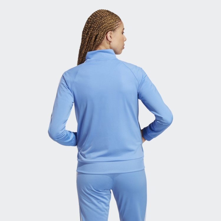 Jaqueta Com As Três Listras Primegreen Essentials Warm Up Slim Adidas Blue