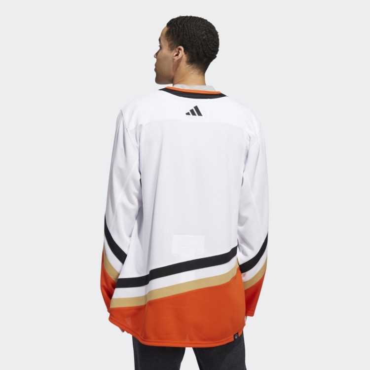 Camisa Branca Adidas Ducks Autêntica Com Marca Reversa Retrô