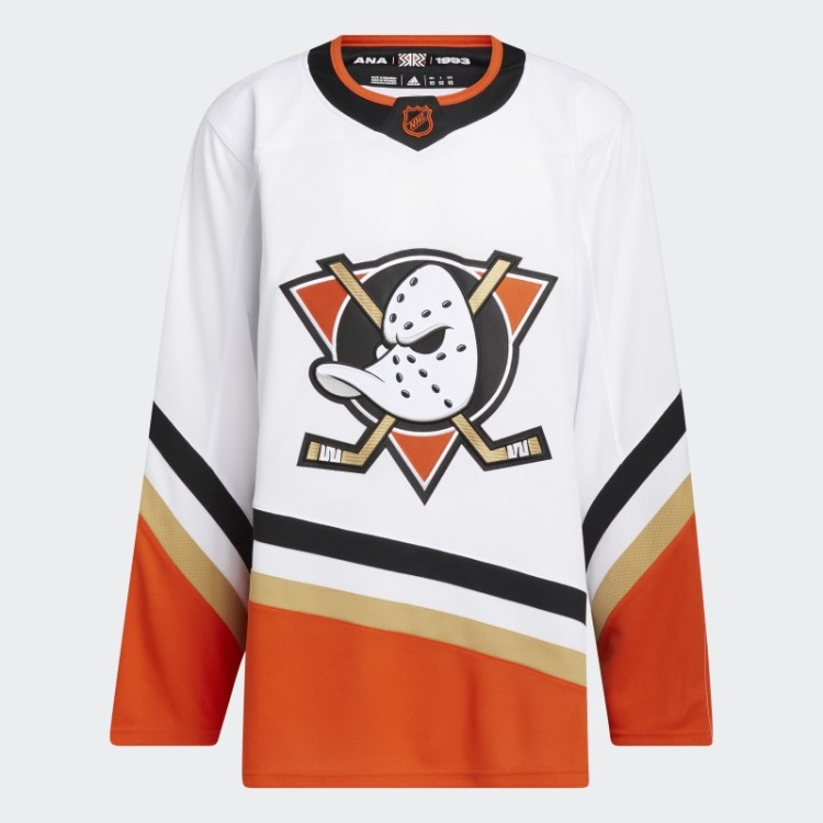 Camisa Branca Adidas Ducks Autêntica Com Marca Reversa Retrô