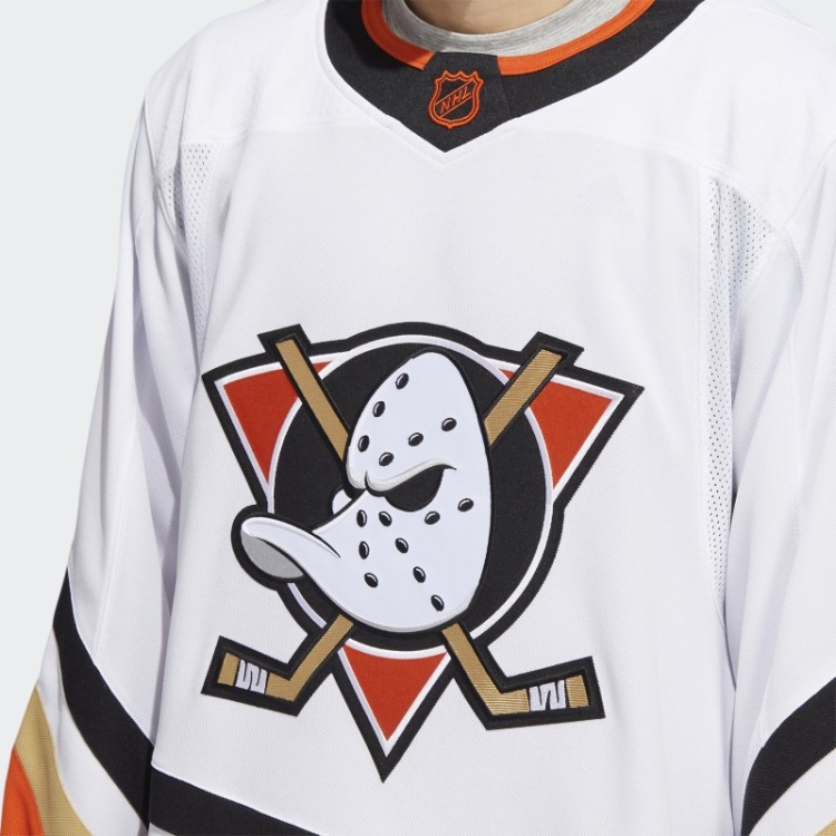 Camisa Branca Adidas Ducks Autêntica Com Marca Reversa Retrô