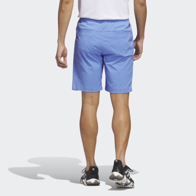 Calção De Golfe Azul Adidas Ripstop De Nove Polegadas