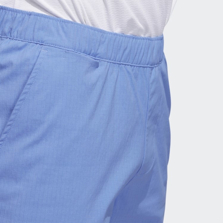 Calção De Golfe Azul Adidas Ripstop De Nove Polegadas