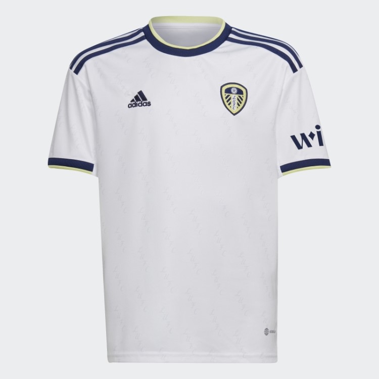 Branco Leeds United Fc 22/23 Casa Camisa Adidas