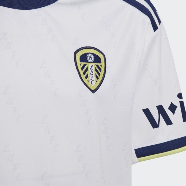 Branco Leeds United Fc 22/23 Casa Camisa Adidas