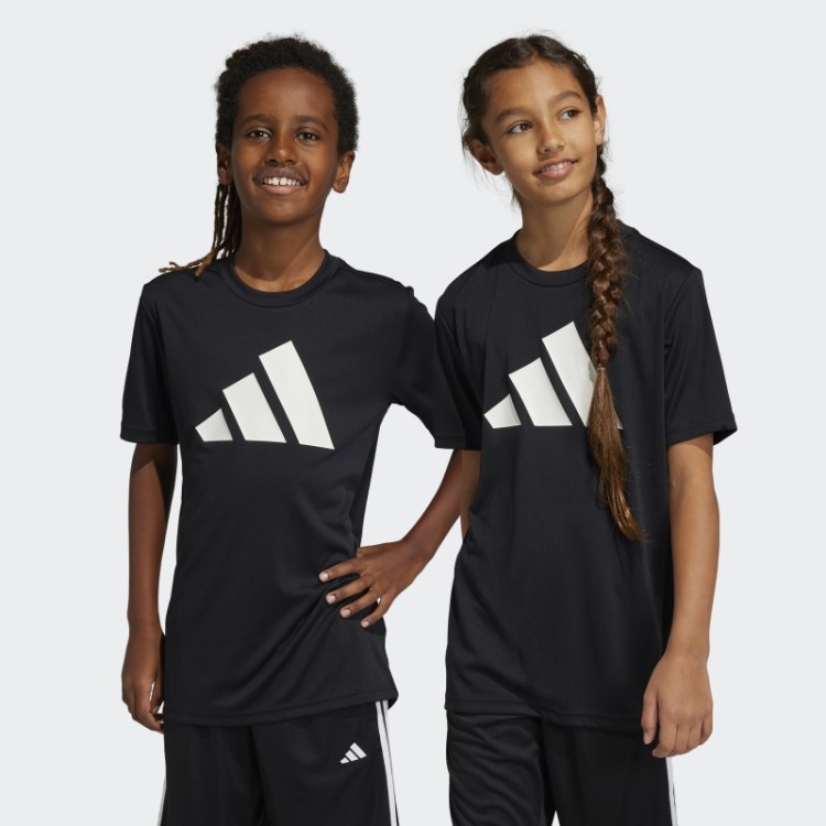 Adidas Train Essentials Aeroready Logo Camiseta Regular Fit Preta
