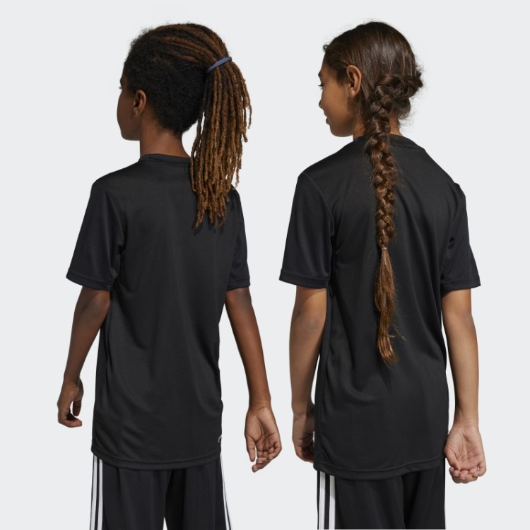 Adidas Train Essentials Aeroready Logo Camiseta Regular Fit Preta