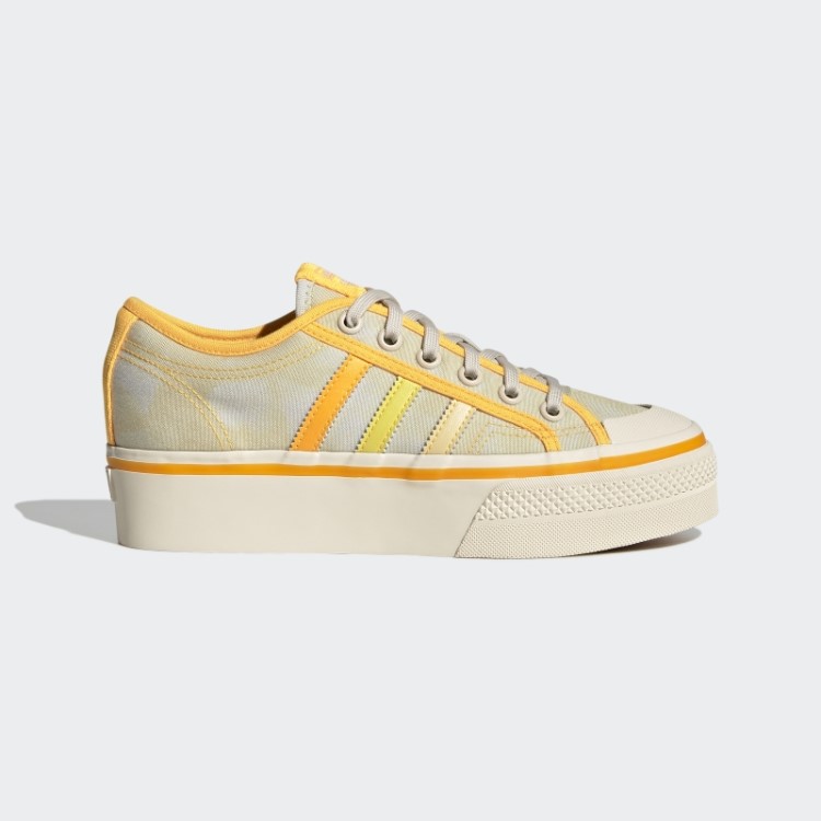 Sapato Plataforma Nizza Amarelo Adidas