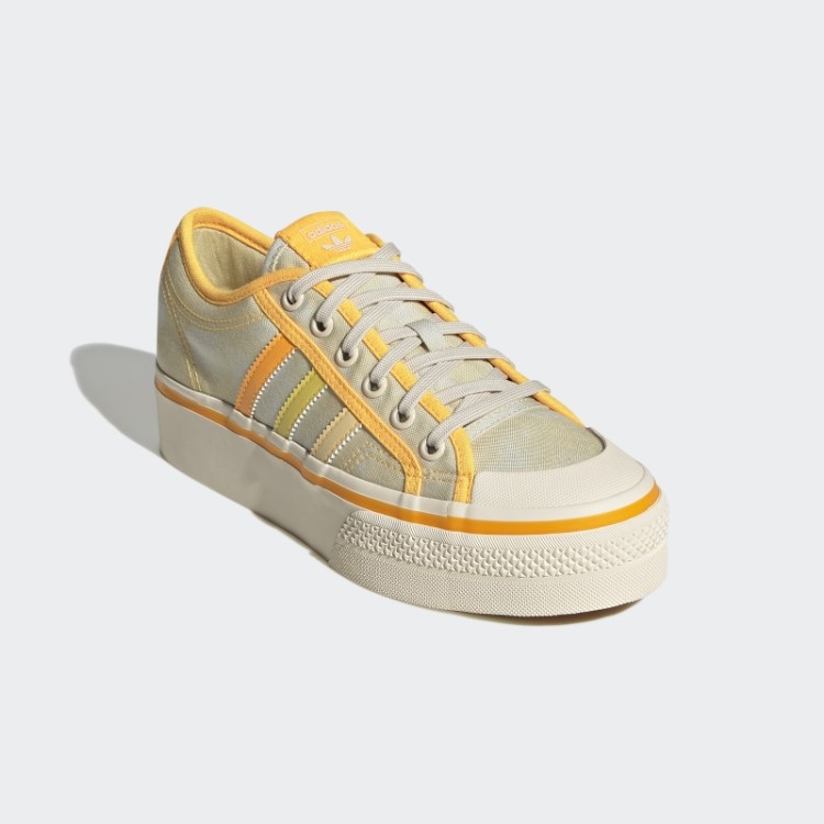 Sapato Plataforma Nizza Amarelo Adidas