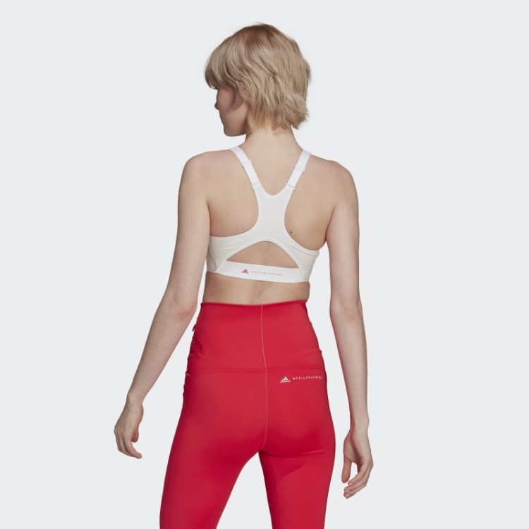 Sutiã Branco De Sustentação Média Truepurpose Adidas