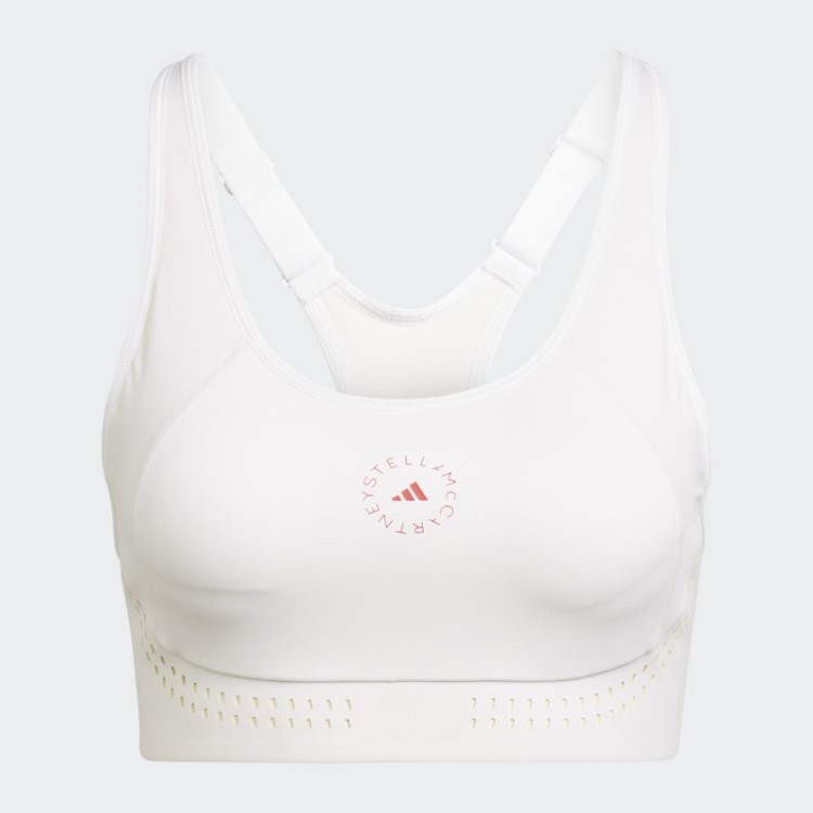 Sutiã Branco De Sustentação Média Truepurpose Adidas
