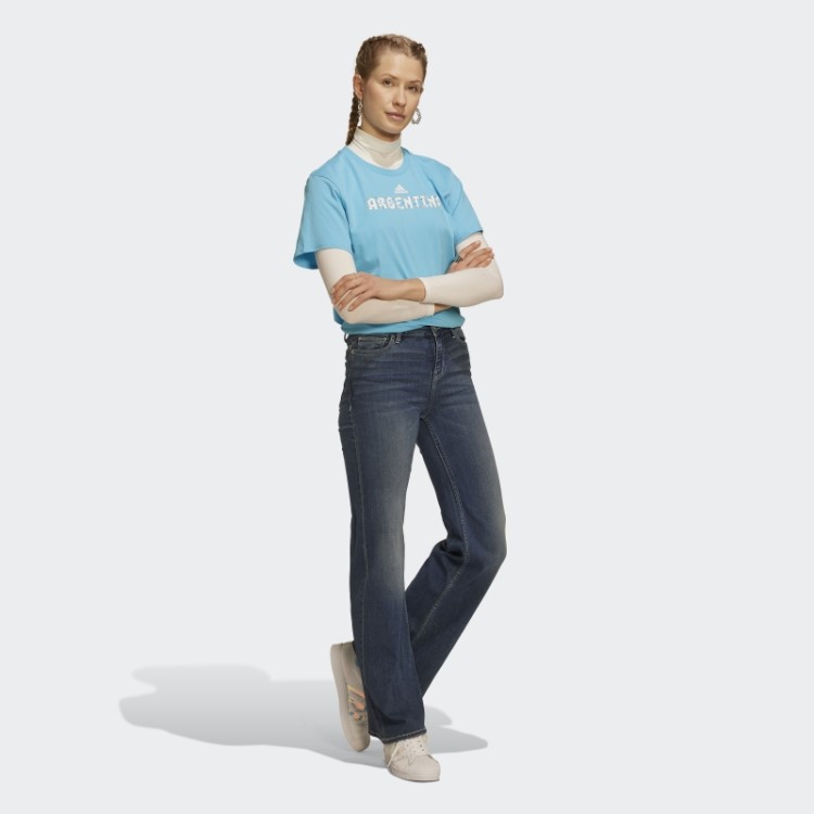 Camiseta Adidas Fifa World Cup 2022 Argentina Ciano