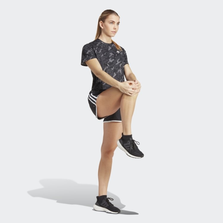 Bermuda De Corrida Maratona 20 Preta Adidas