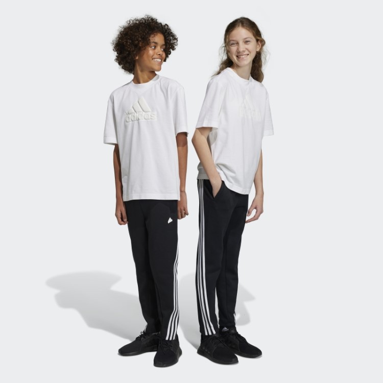 Calça Com As Três Listras Preta Adidas Future Icons