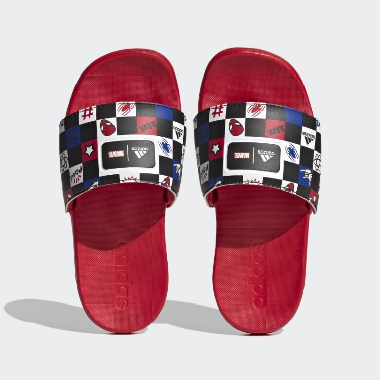 Adidas X Disney Adilette Conforto Homem-aranha Slides Preto