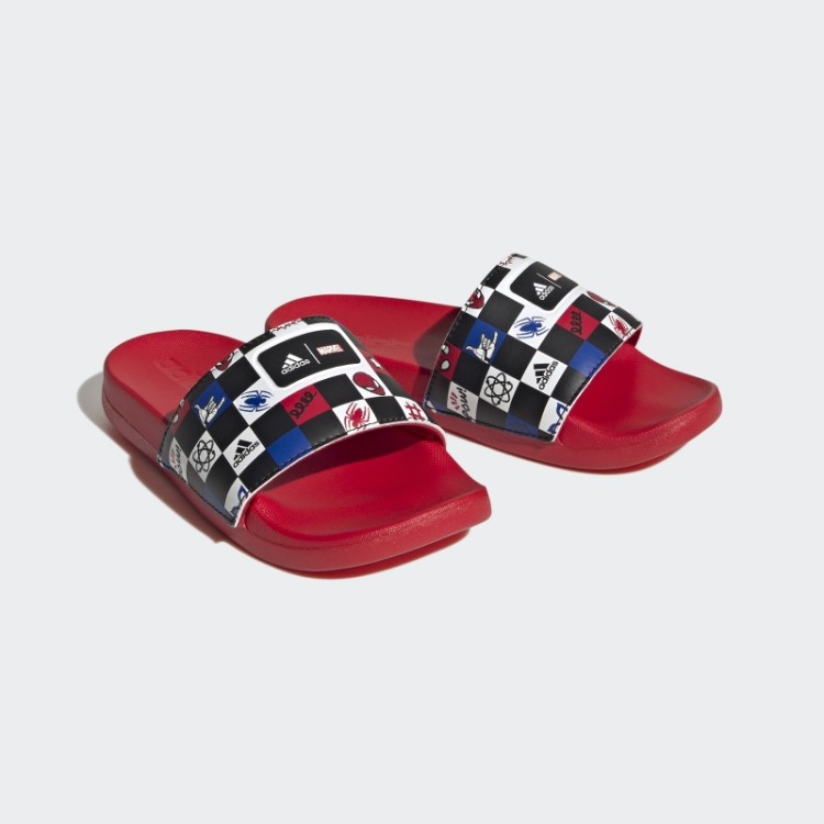 Adidas X Disney Adilette Conforto Homem-aranha Slides Preto